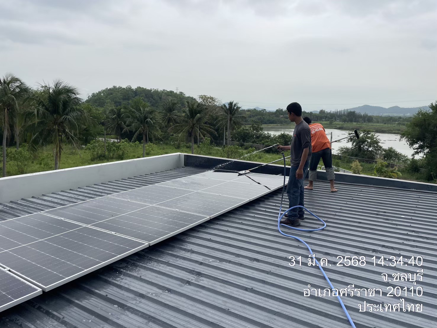 ติดตั้งระบบ Solar Rooftop 5kW ครบวงจร (On-Grid System)